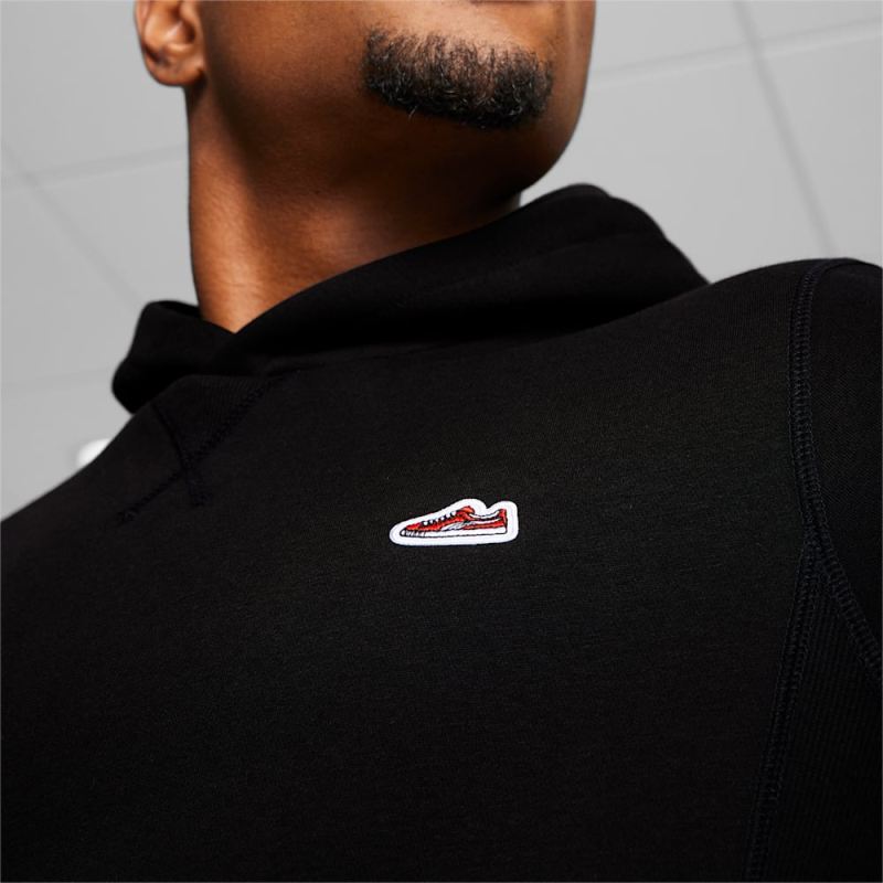 Puma | Men's Suede Hoodie - Cotton Black