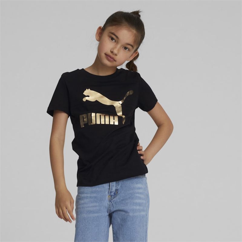 Puma | Girls Classics Logo Tee - Black