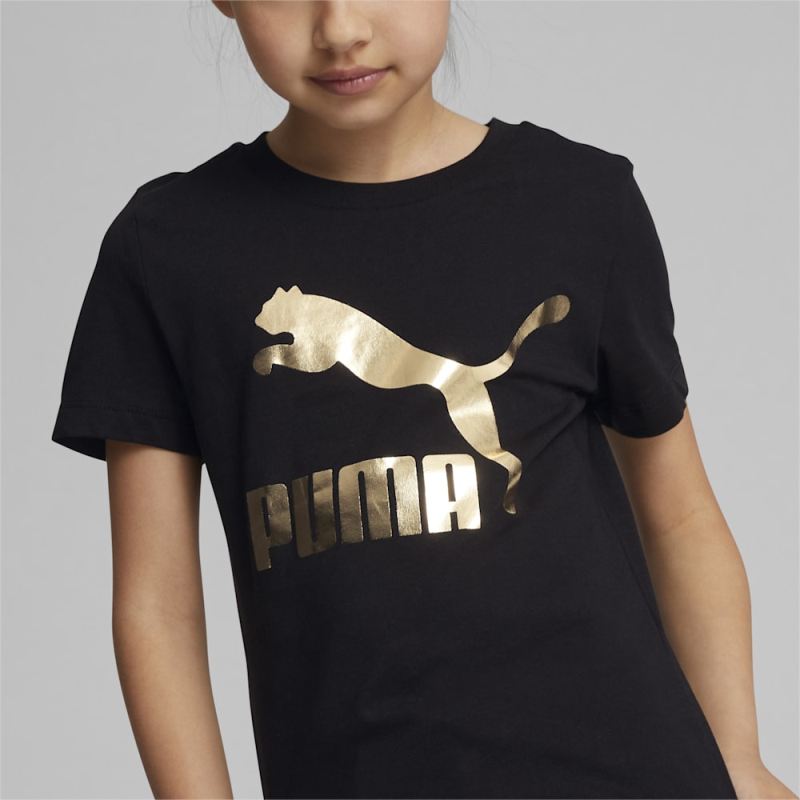 Puma | Girls Classics Logo Tee - Black