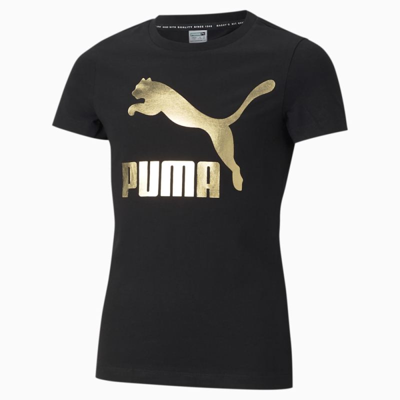 Puma | Girls Classics Logo Tee - Black