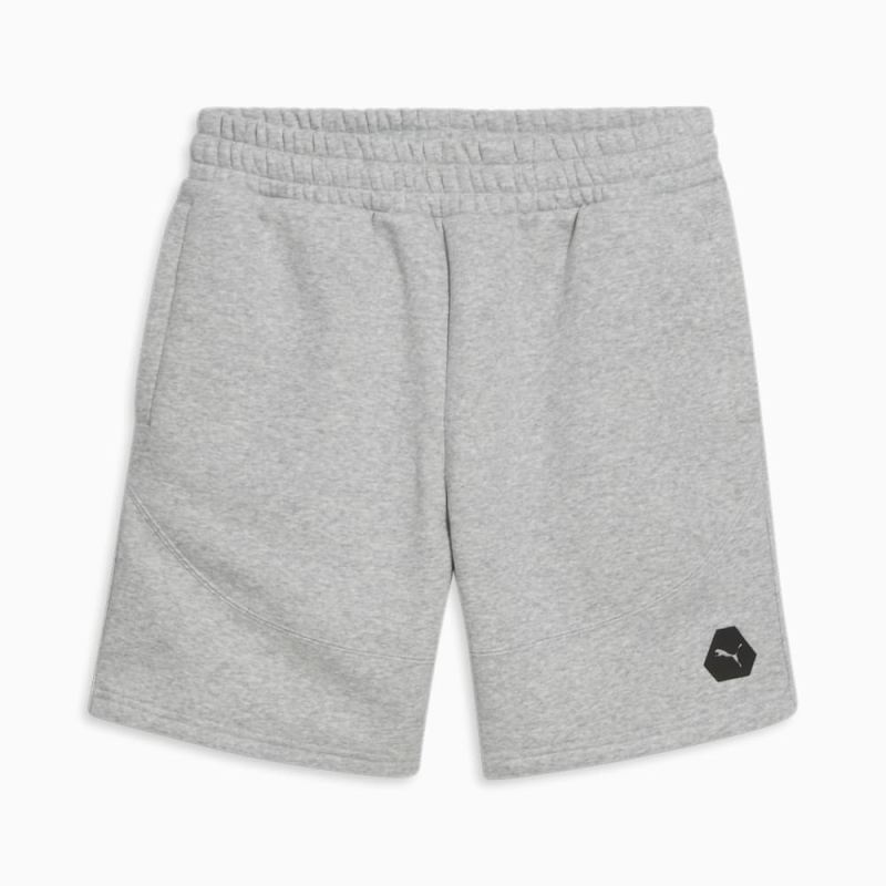 Puma | Men's RUDAGON Sweatshorts - Light Gray Heather