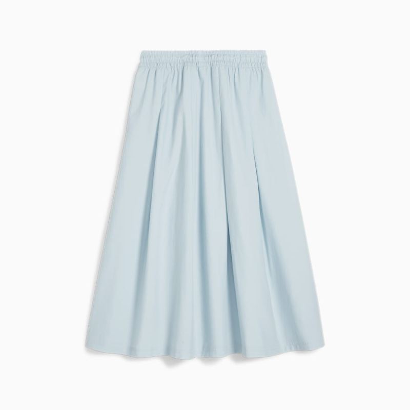 Puma | Women's INFUSE Pleated Midi Skirt - Turquoise Surf