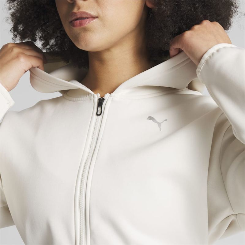 Puma | Women's Strong Full-Zip Hoodie - Alpine Snow