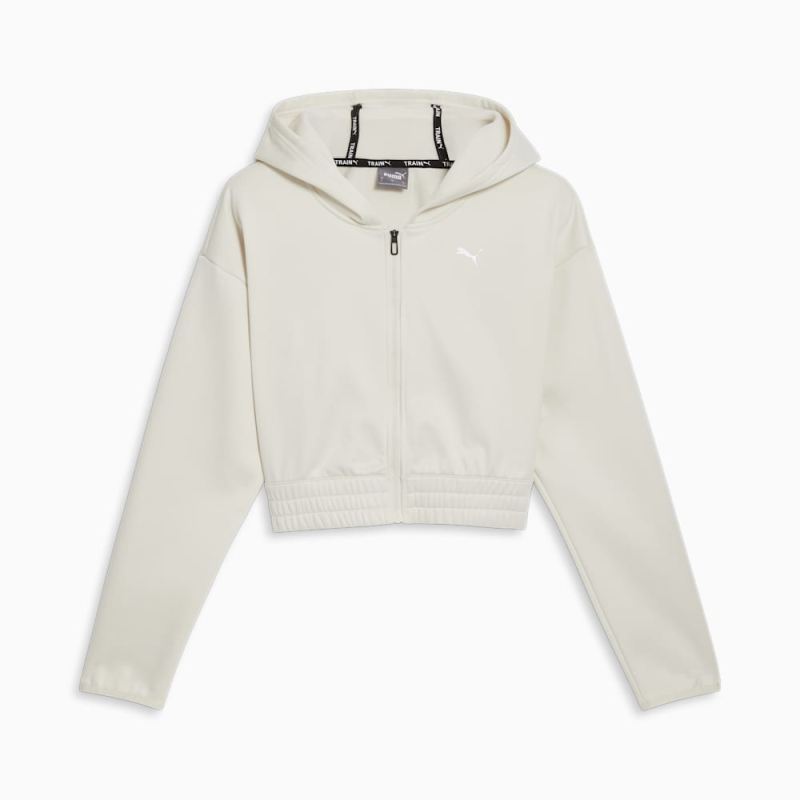 Puma | Women's Strong Full-Zip Hoodie - Alpine Snow