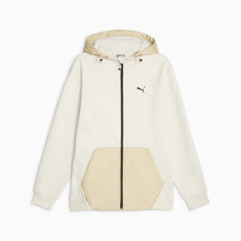 Puma | Men's OPEN ROAD Full-Zip Hoodie - Alpine Snow