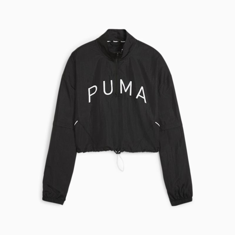 Puma | Women's FIT "Move" Woven Jacket - Black - Click Image to Close