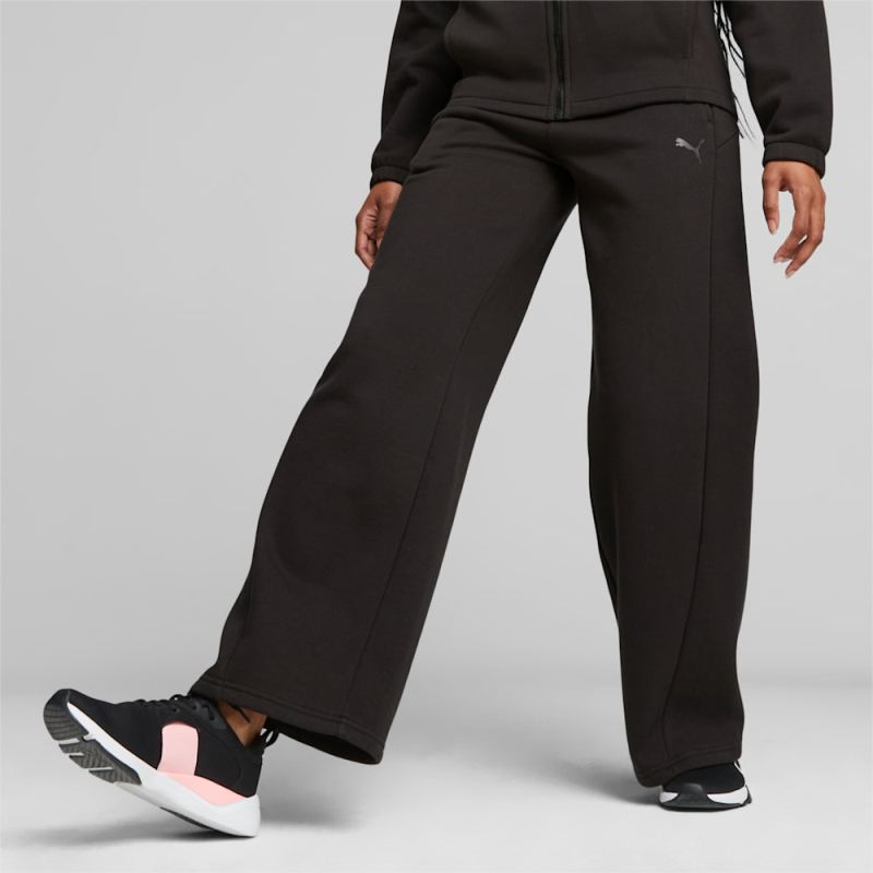 Puma | Women's MOTION Straight Leg Sweatpants - Black