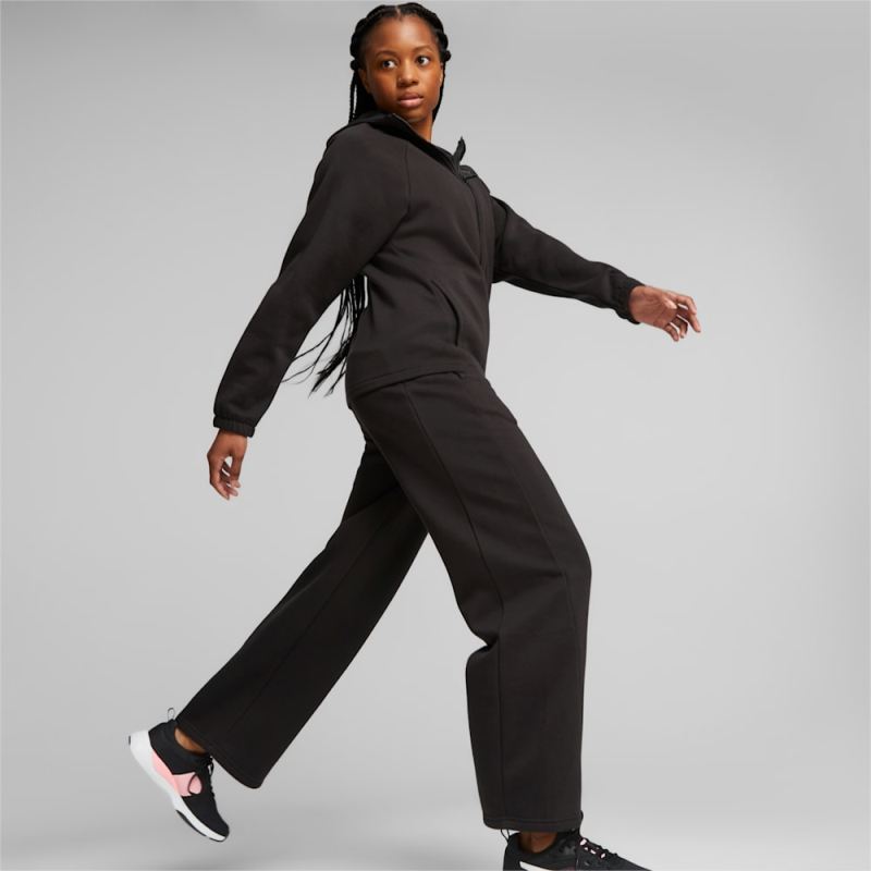 Puma | Women's MOTION Straight Leg Sweatpants - Black