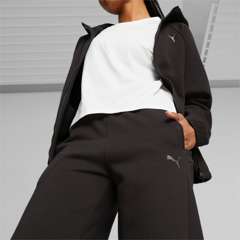 Puma | Women's MOTION Straight Leg Sweatpants - Black