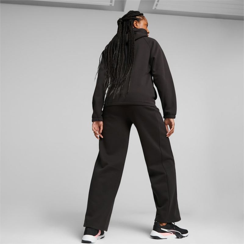 Puma | Women's MOTION Straight Leg Sweatpants - Black