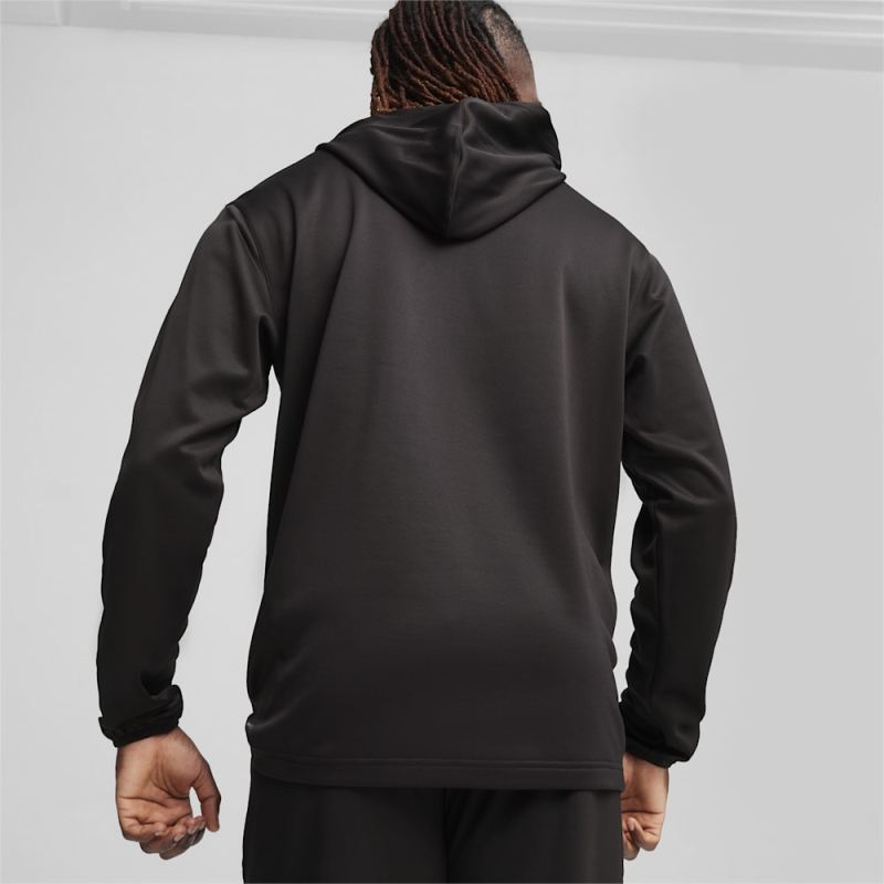 Puma | Men's Fit PWRFleece Hoodie - Black