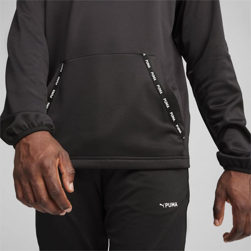 Puma | Men's Fit PWRFleece Hoodie - Black