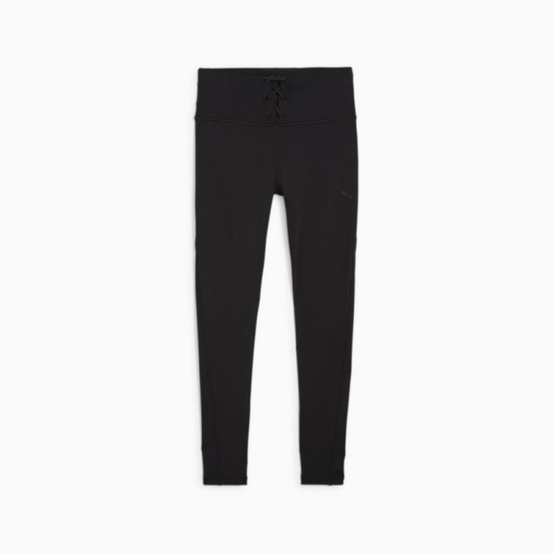 Puma | Women's CLOUDSPUN Ribbed Training Tights - Black