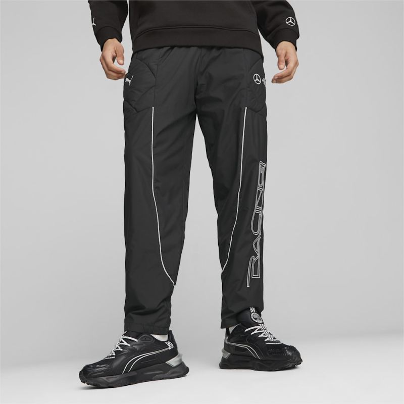 Puma | Men's Mercedes AMG-Petronas F1 Garage Crews Pants - Black