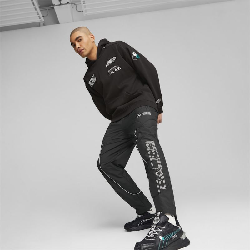 Puma | Men's Mercedes AMG-Petronas F1 Garage Crews Pants - Black