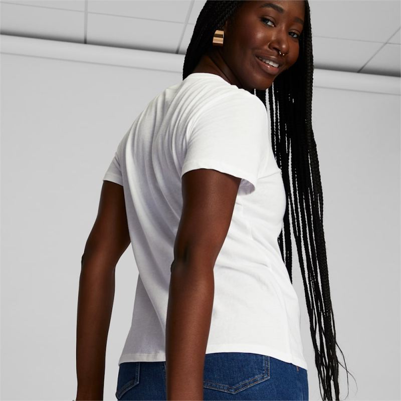 Puma | Women's Cat Segment Tee - White