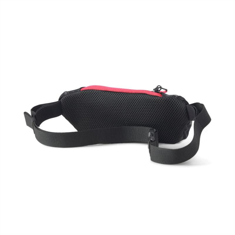 Puma | Women's Performance Running Classic Waist Bag - Black-Sunset Glow