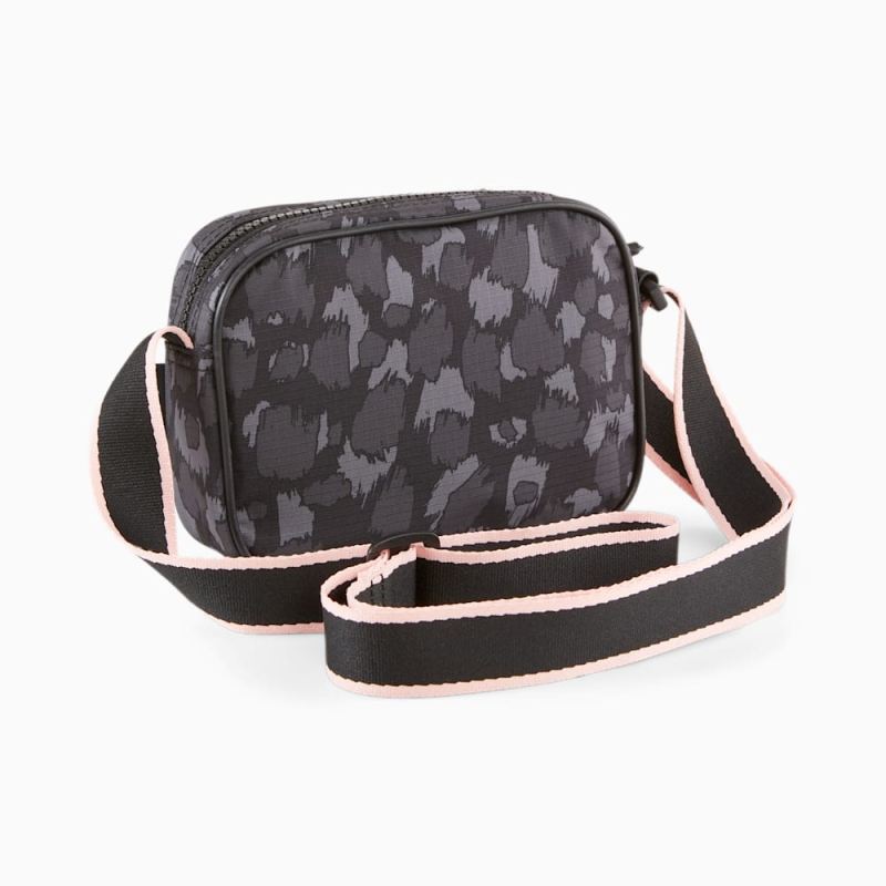 Puma | Women's Prime 'Women on the Ball' Cross Body Bag - Black-Print