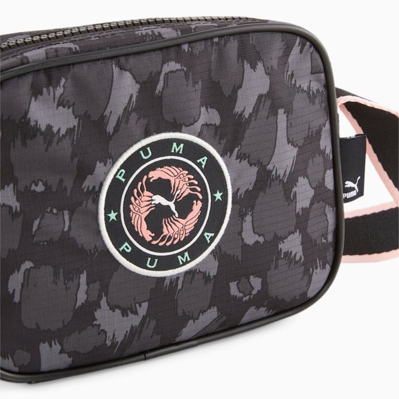 Puma | Women's Prime 'Women on the Ball' Cross Body Bag - Black-Print