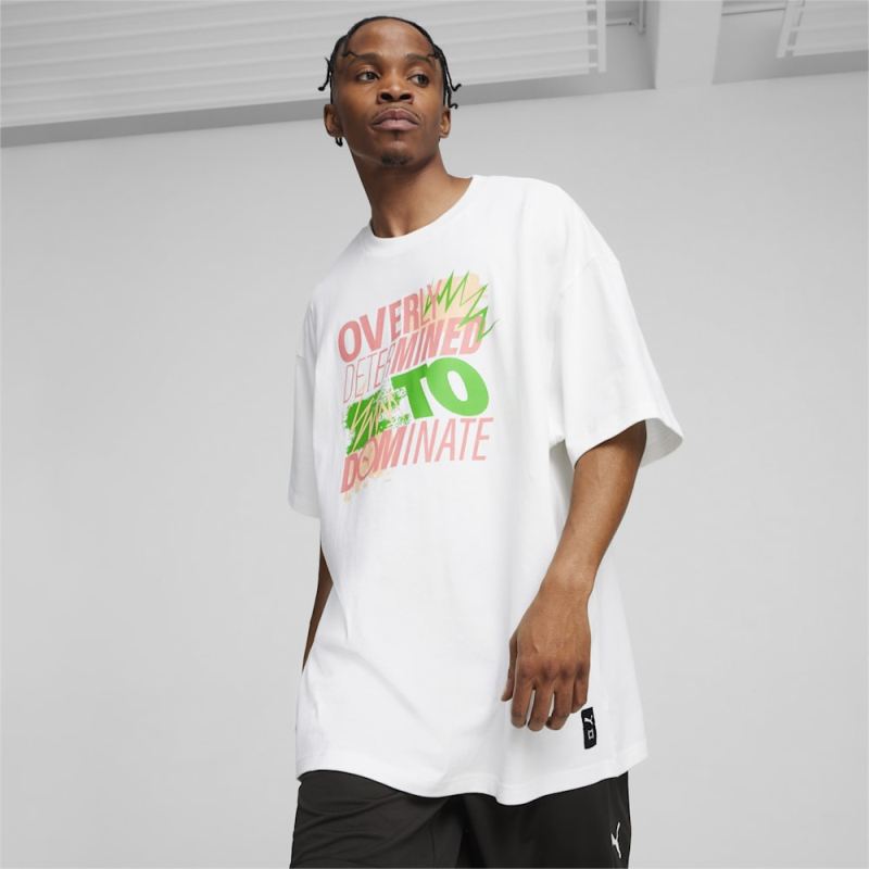 Puma | Men's The Future Is Scoot Basketball Tee - White