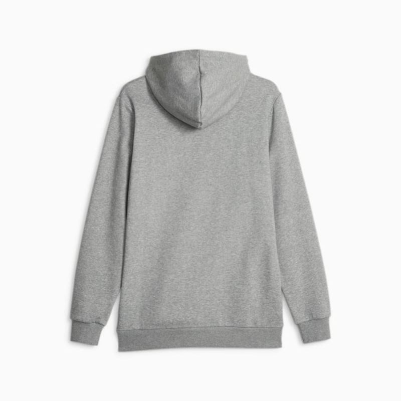 Puma | Men's ESS+ Logo Lab Hoodie - Medium Gray Heather