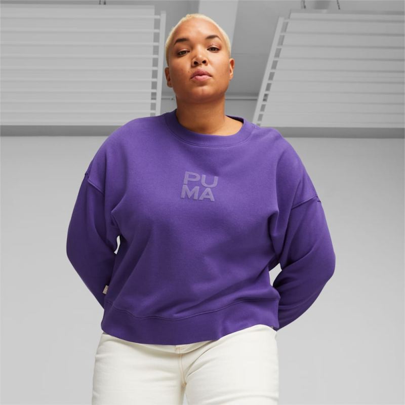 Puma | Women's Infuse Sweatshirt - Team Violet