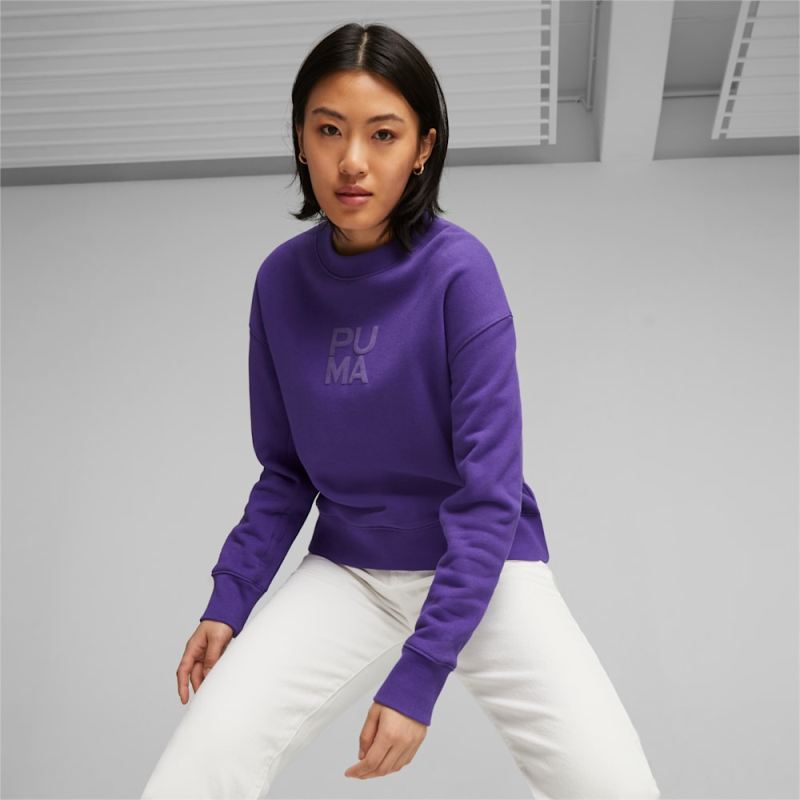 Puma | Women's Infuse Sweatshirt - Team Violet