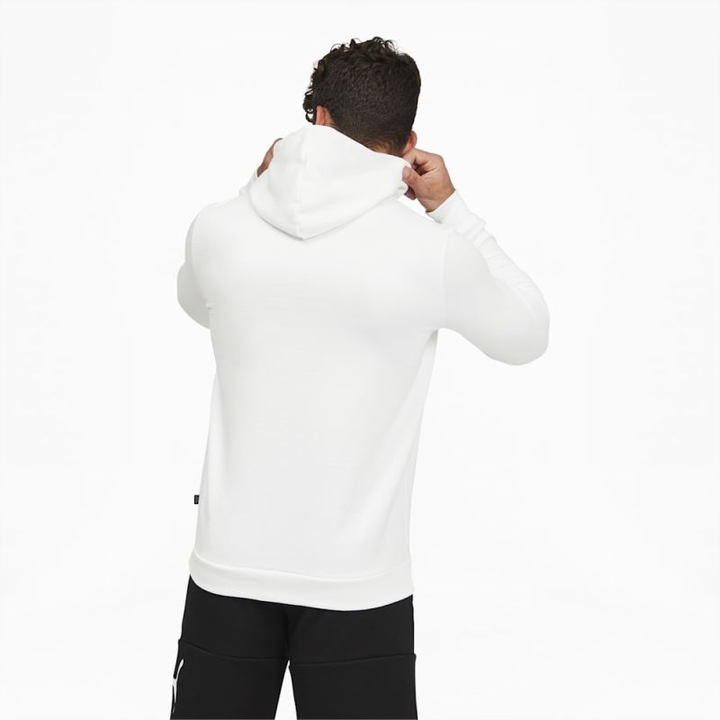 Puma | Men's Big Cat Logo Hoodie - White