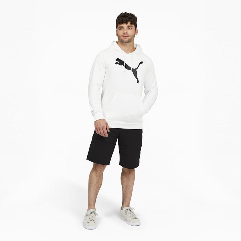 Puma | Men's Big Cat Logo Hoodie - White