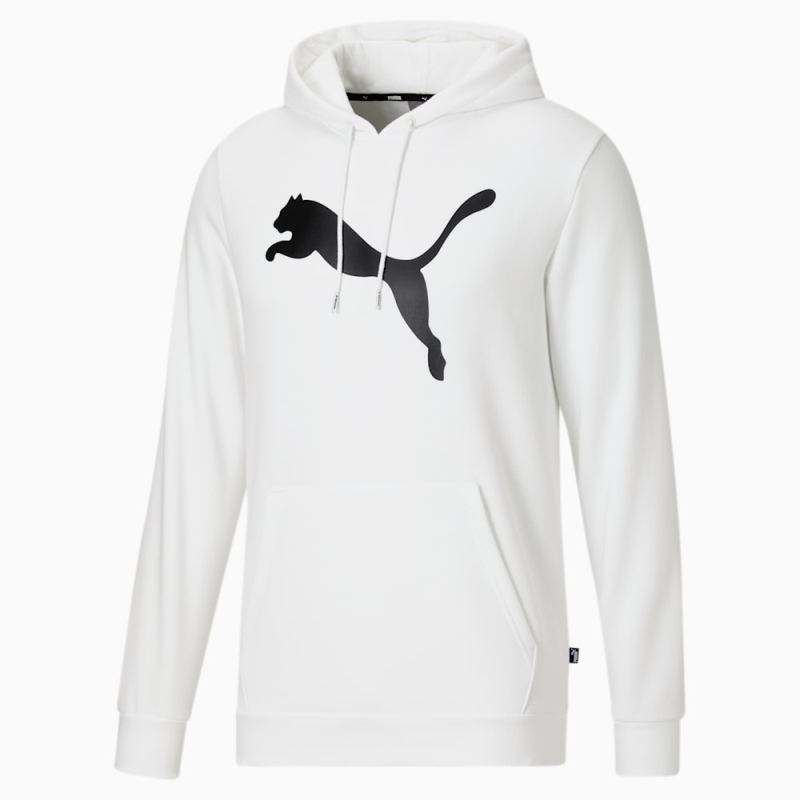 Puma | Men's Big Cat Logo Hoodie - White