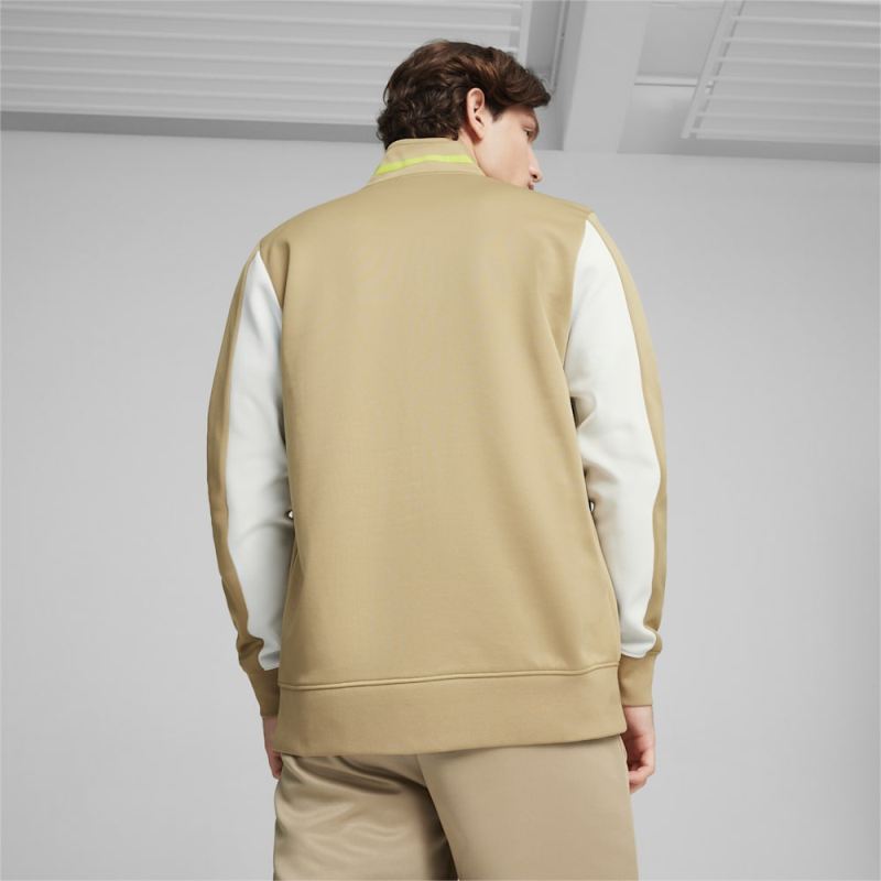 Puma | Men's Mercedes-AMG Motorsport Statement Track Jacket - Prairie Tan