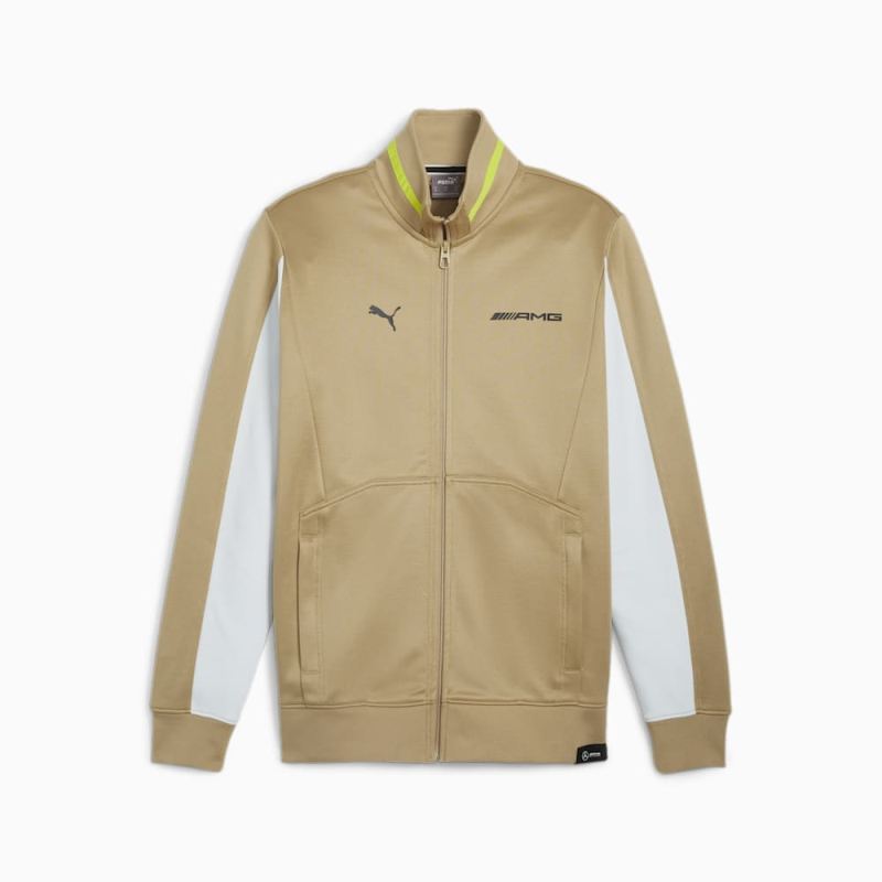 Puma | Men's Mercedes-AMG Motorsport Statement Track Jacket - Prairie Tan