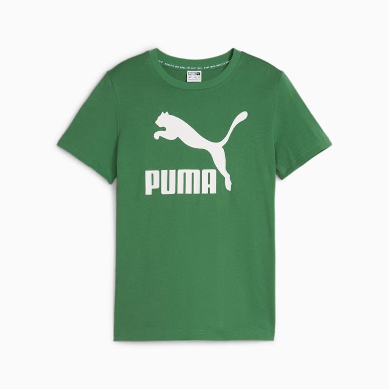 Puma | Boys Classics Kids Tee - Archive Green