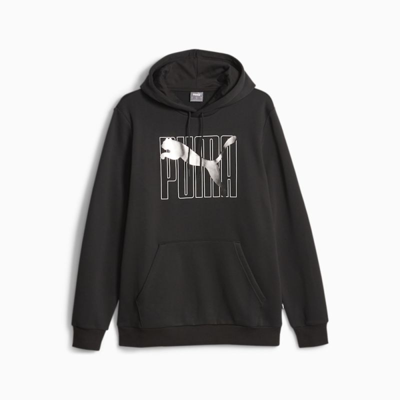 Puma | Men's ESS+ Logo Lab Hoodie - Black