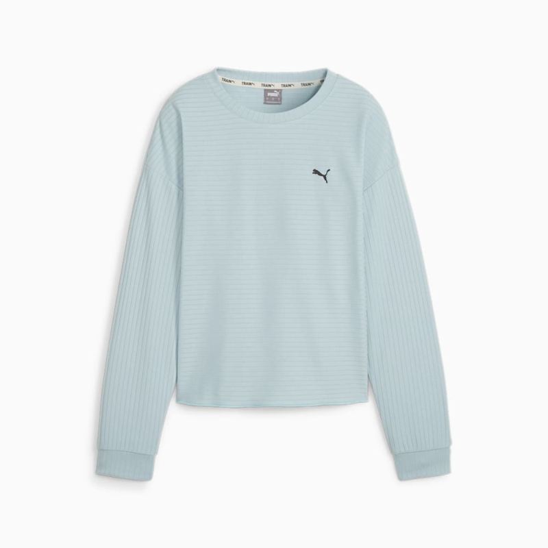 Puma | Women's UNWIND STUDIO Pullover - Turquoise Surf