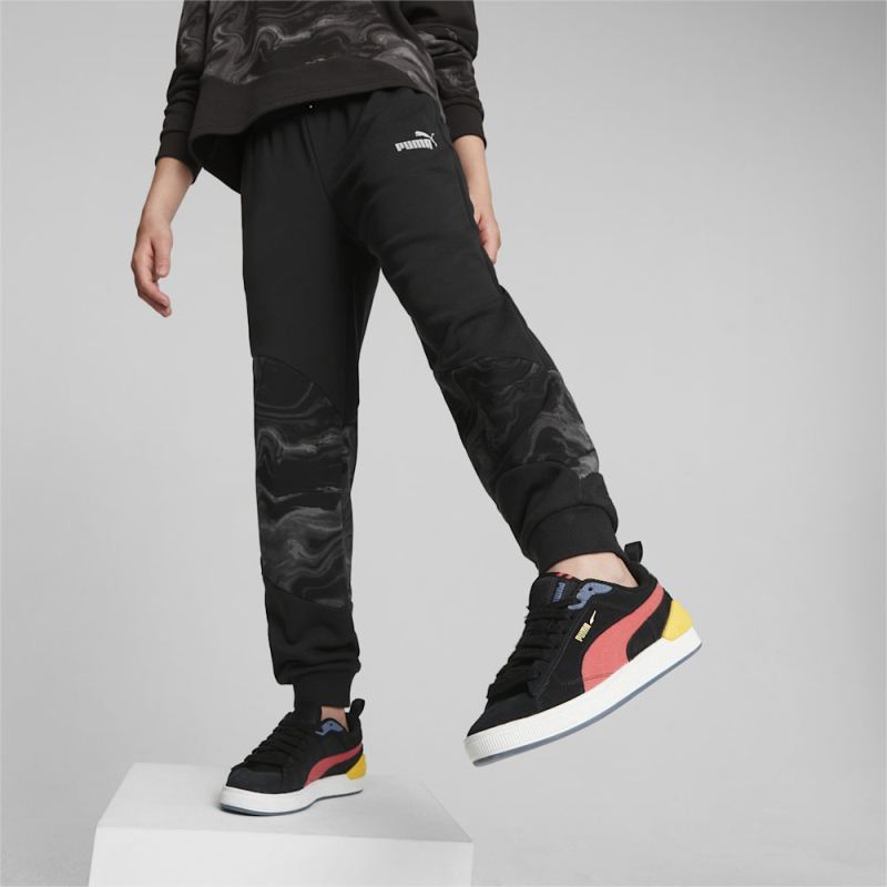 Puma | Girls Puma | Girls POWER MARBLEIZED Pants - Black