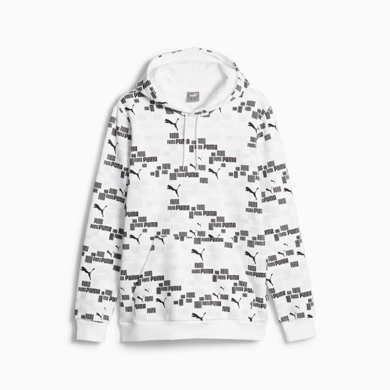 Puma | Men's ESS+ LOGO LAB Hoodie - White