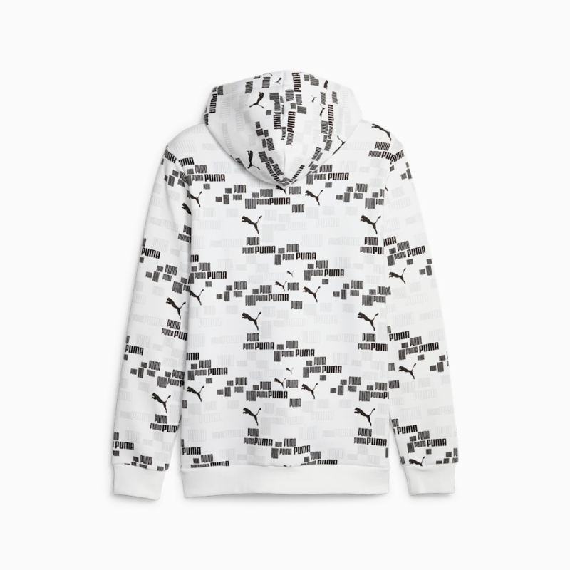 Puma | Men's ESS+ LOGO LAB Hoodie - White