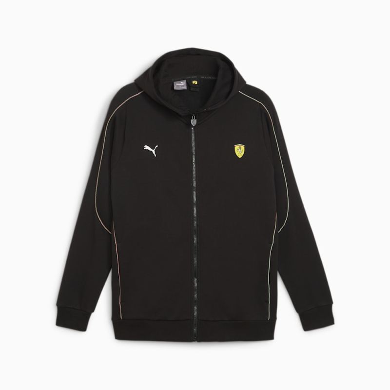 Puma | Men's Scuderia Ferrari Motorsport Race Hooded Sweat Jacket - Black