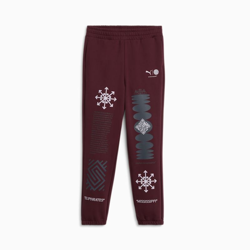 Puma | Men's We Are Legends x Schomburg Sweatpants - Aubergine