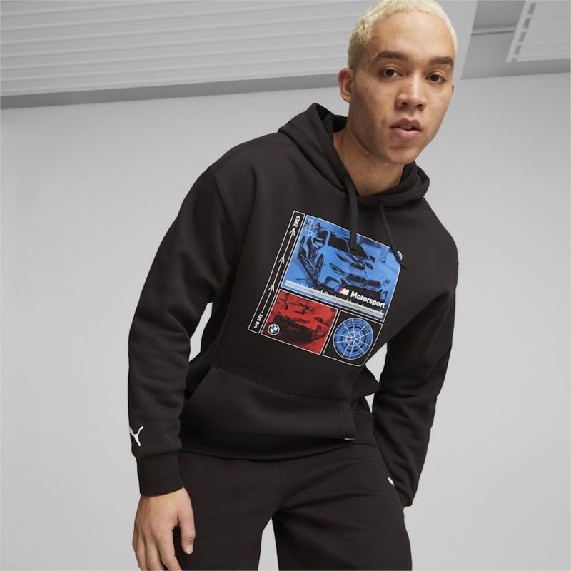 Puma | Men's BMW M Motorsport Graphic Hoodie - Black