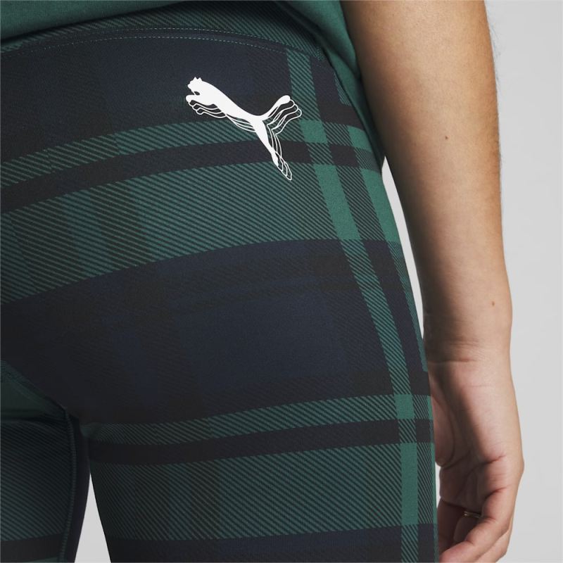 Puma | Women's x TROPHY HUNTING Basketball Leggings - Malachite-AOP