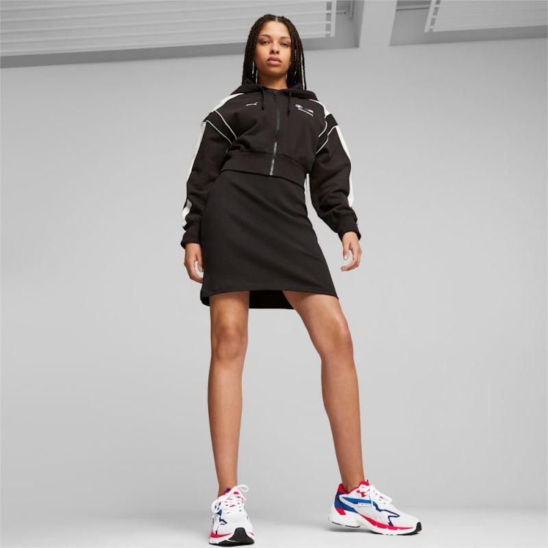 Puma | Women's BMW M Motorsport MT7 Cropped Sweatshirt - Black