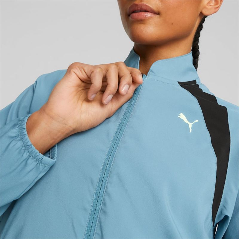 Puma | Women's Fit Woven Fashion Jacket - Bold Blue-Black