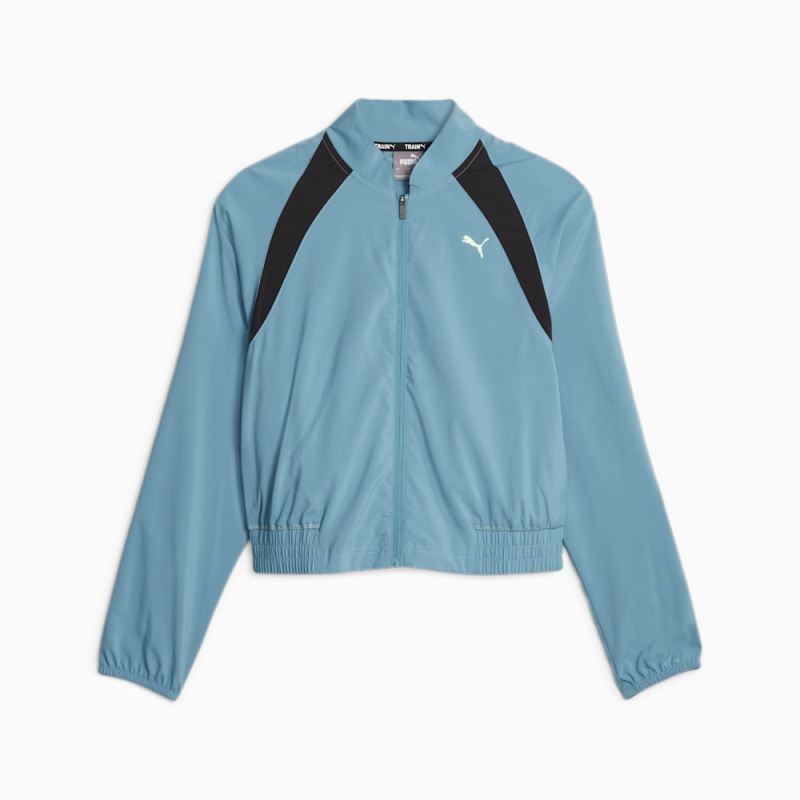 Puma | Women's Fit Woven Fashion Jacket - Bold Blue-Black