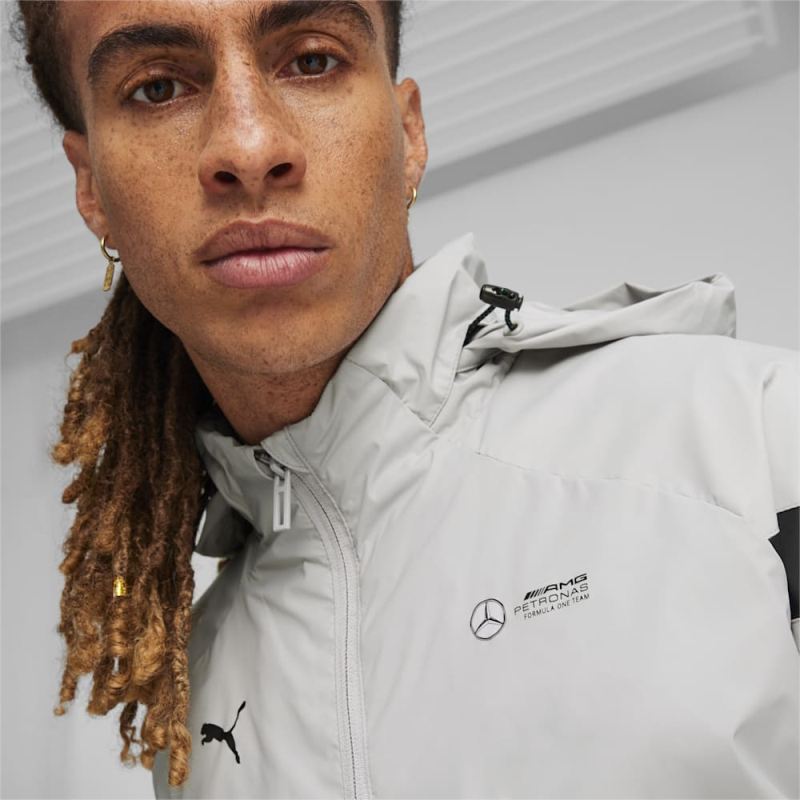 Puma | Men's Mercedes AMG-Petronas F1 Motorsport Woven Jacket - Team Silver