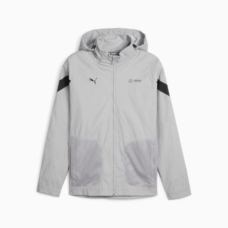 Puma | Men's Mercedes AMG-Petronas F1 Motorsport Woven Jacket - Team Silver