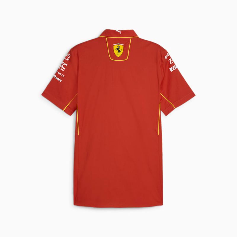 Puma | Men's Scuderia Ferrari Team Shirt - Burnt Red