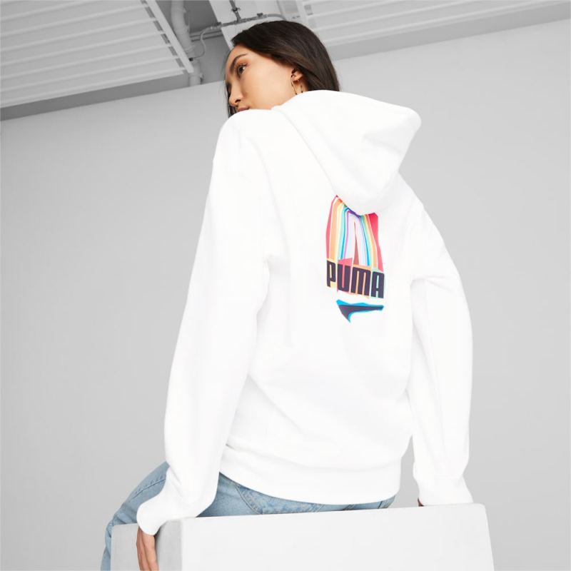 Puma | Men's Downtown Pride We Are Everywhere Hoodie - White