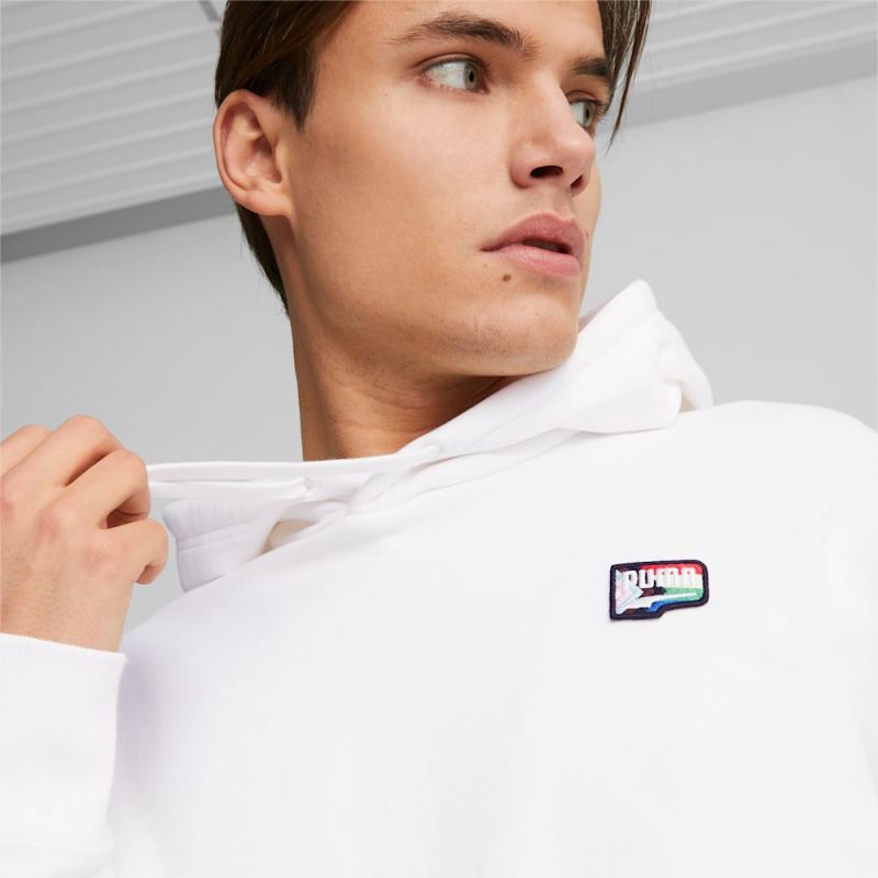 Puma | Men's Downtown Pride We Are Everywhere Hoodie - White